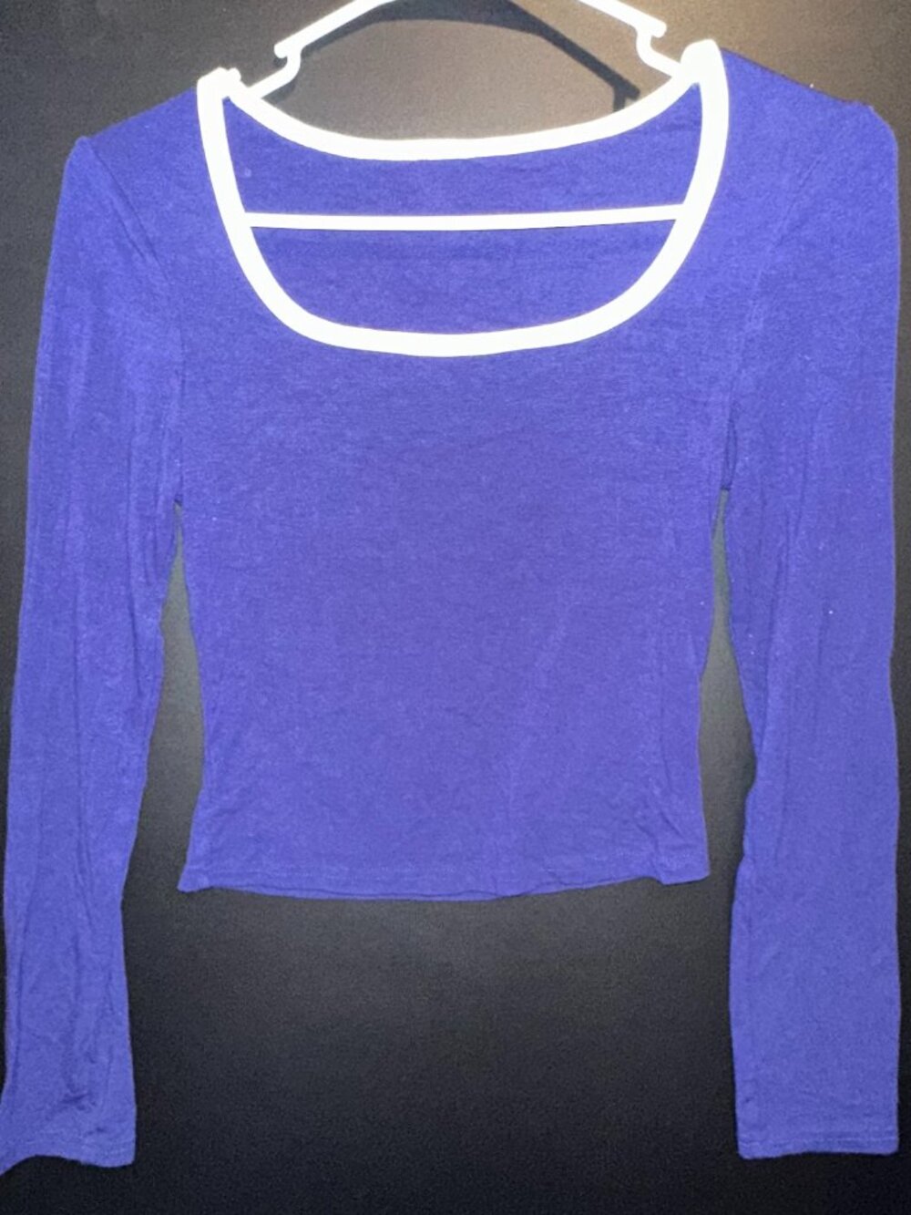 Size Small fitted Blue Long Sleeve Shirt